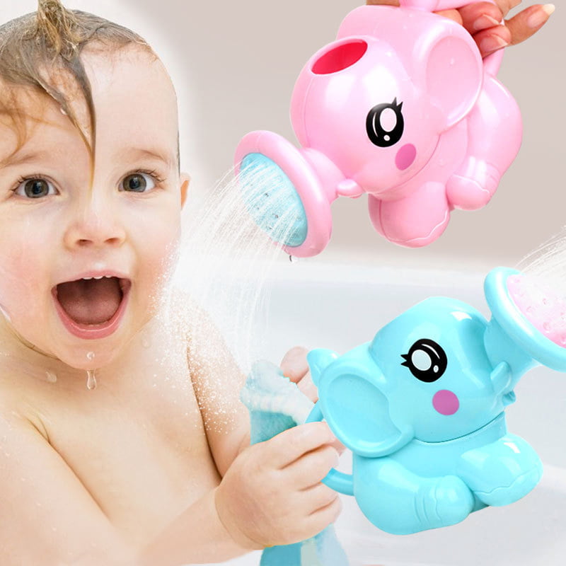 2*Kids Children Baby Swimming Bath Toys Elephant Watering Pot Showering #M2R 