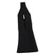thumbnail image 1 of Vestido corto de cuello alto que deja ver el pecho, ideal para muñecas BJD de 1/6 y figuras de niñas de 12 pulgadas. negro, 1 of 9