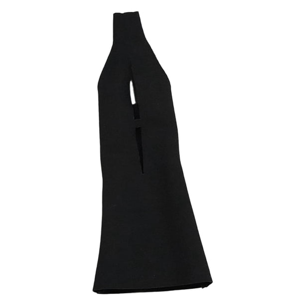 Vestido corto de cuello alto que deja ver el pecho, ideal para muñecas BJD de 1/6 y figuras de niñas de 12 pulgadas. negro