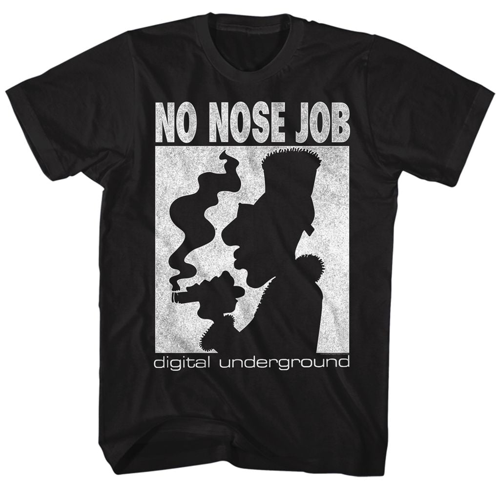American Classics Digital Underground NO NOSE JOB 5X Cotton Tshirt Black Adult Men's Unisex