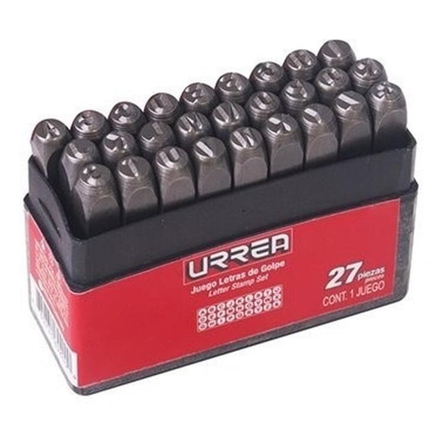 Juego De Letras De Golpe 4 Mm (5/32 ) 42l4 Urrea Urrea 42L4