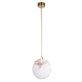 thumbnail image 3 of Bethel International LED Single Pendant Lighting Gold Stainless Steel & Marble, 3 of 3