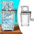 thumbnail image 4 of Manual Ice Crusher Shaver Shaved Ice Machine Stainless Steel Ice Breaker Ice Crusher for Quick Crushing - Gray, 4 of 5