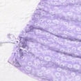 thumbnail image 5 of CAUYDY Children Girl Swimsuits 2 Piece Kids Girls Tankini Bathing Suit Set 8T 9T 10T Teen Girls Bikini Swimwear with Cover Ups Tween Girls Summer Beach Skirt (Sizes 12-13 Years,F02-Purple), 5 of 6