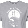 thumbnail image 3 of The Nightmare Before Christmas - Now And Forever - Juniors Cropped Cotton Blend T-Shirt, 3 of 5