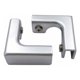 thumbnail image 2 of 4 Piezas Soporte de Ángulo Recto de 90 Grados 50 x 50 x 21 mm Soporte de Ángulo Recto Adecuado para Panel de Plástico de Madera de Vidrio de 8-12 mm Plata, 2 of 5