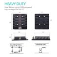 thumbnail image 3 of Fuse Box Block, Blade Fuse Box DC 32v Voltage Maximum with Dustproof and Dampproof Clear PC Cover  for Car Modified Car, Buses, Subways, Airplanes, Tanks, Ships, 3 of 7