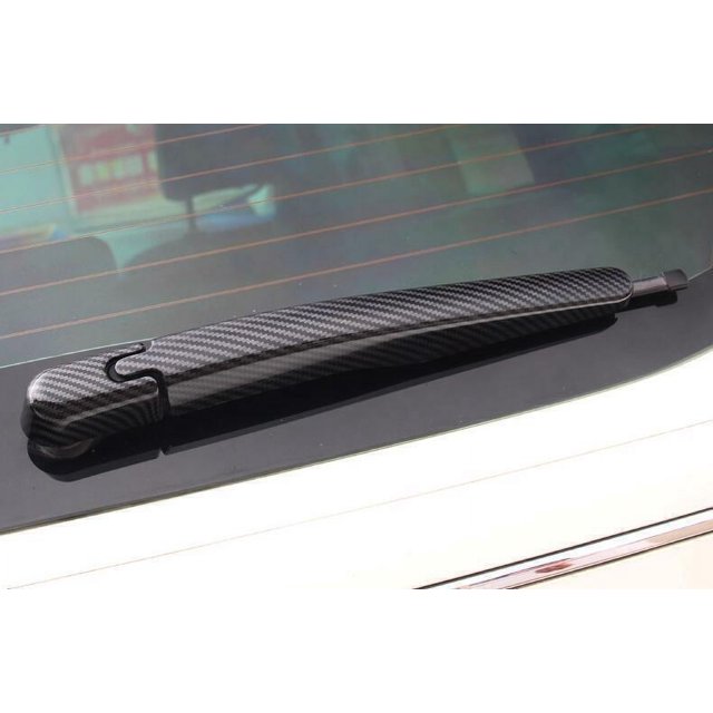 for Ford Car Escape Kuga 13-19 Carbon Fiber Tail Rear Window Wipers Cover Trim