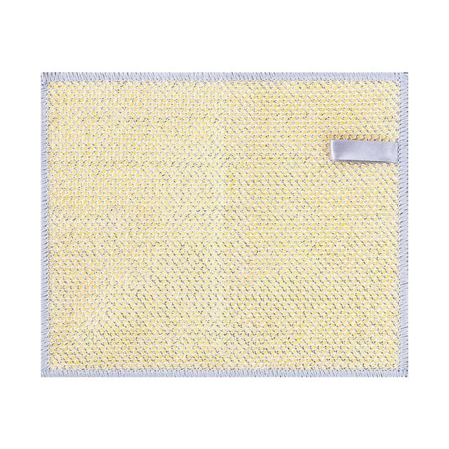 MORESEC 5Pcs Steel Wool Dishcloth,Double-Sided Steel Wool Dishcloth for Pots and Pans, Non-Scratch Cleaning Cloth for Kitchen, High Absorbency Cloth for Grease and Water