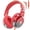 Red, variant on Owliwise Kids Headphones for School, Foldable Over-Ear Wired Headphones, Safe 85/94dB Volume Limiter, HD Microphone, Stereo Sound, 3.5mm Jack for Phone, Tablet and Computer, Pink
