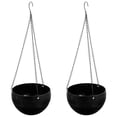 thumbnail image 4 of 2pcs Self-watering Hanging Planters Indoor Hanging Flower Pots with Net, 4 of 5