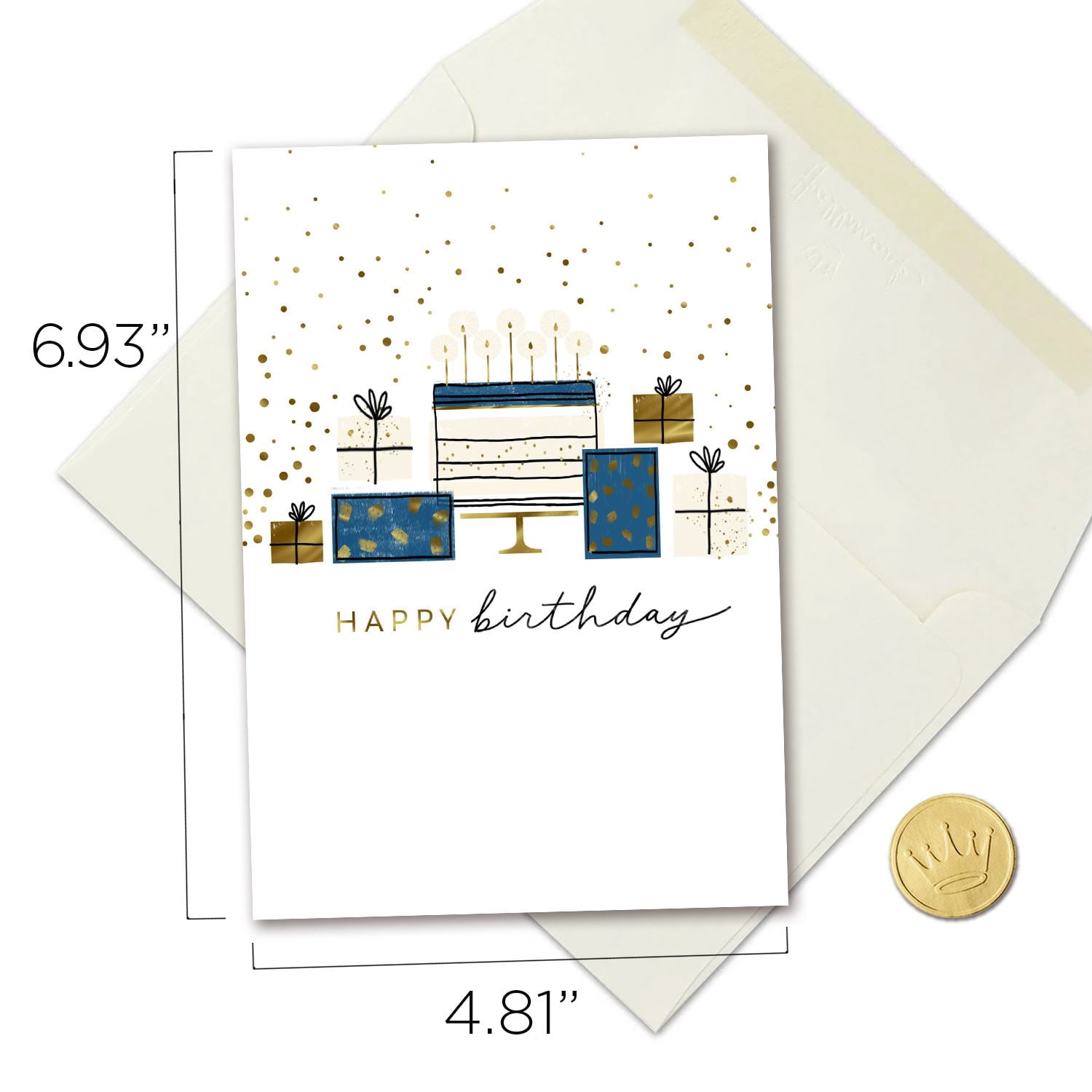 Hallmark Business Bulk Birthday Cards (Gifts Stack and Cake), 25 ct.