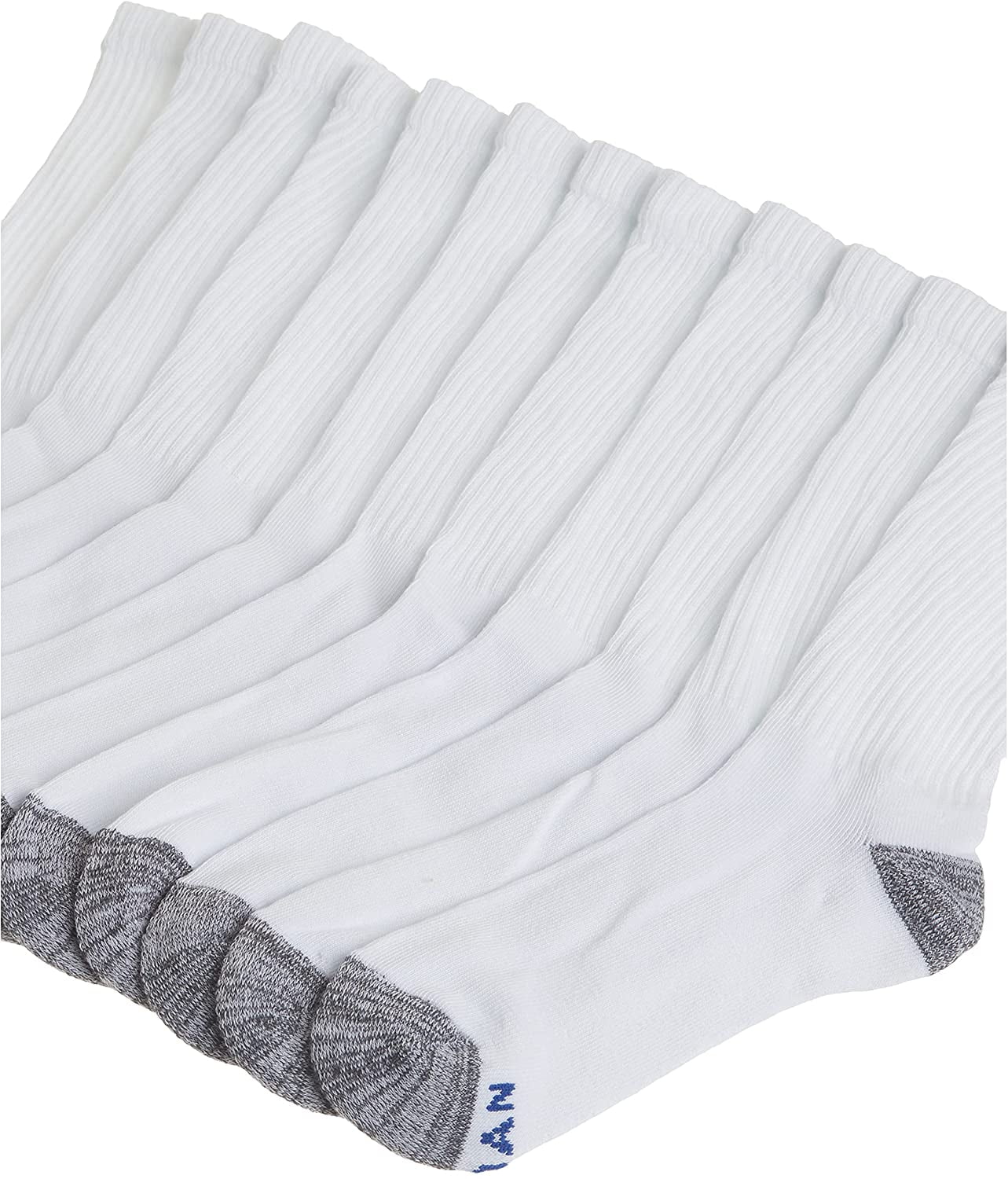 Gildan Men's Half Cushion Crew Socks, 12-Pack