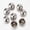 Platinum, variant on 20X Alloy Shank Buttons 1-Hole Half Round Platinum Sport Woolen Coats Buttons-Light Gold
