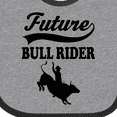 thumbnail image 4 of Inktastic Future Bull Rider Rodeo Riding Boys Baby Bib, 4 of 4