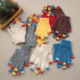 thumbnail image 3 of Guantes cálidos y cómodos para niños con cinco dedos pegatinas coche personalidad bebé guantes Otoño e Invierno niños y niñas Dedo de punto mano, 3 of 3