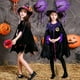 thumbnail image 5 of Disfraz de bruja para niñas, disfraz de araña para niños, disfraz de Halloween, 5 of 5