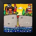 thumbnail image 2 of Wallas 12x12 Black Modern Framed Museum Art Print Titled - E un amore grande, 2 of 5