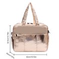 thumbnail image 2 of Bolsa de ejercicios Bolsa de fitness de nailon, bolsas de gimnasio portátiles multifuncionales para hombres y mujeres (dorado), 2 of 4