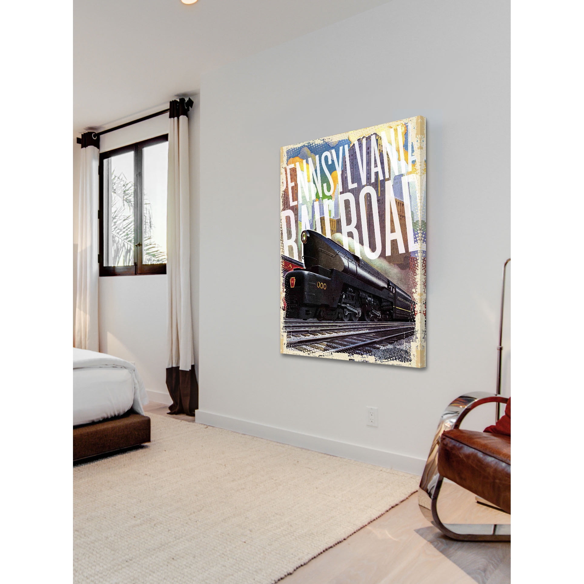 Marmont Hill "Pennsylvania Railroad" Painting Print on Canvas