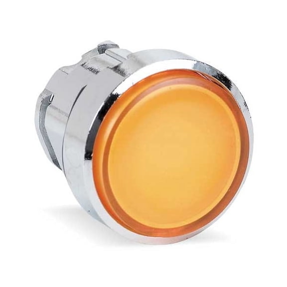 Schneider Electric Illuminated Push Button Operator, 22 mm, Yellow ZB4BH53