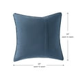 thumbnail image 6 of Sunbrella 20 in. Square Outdoor Throw Pillow (2-Pack) - Spectrum Denim, 6 of 6
