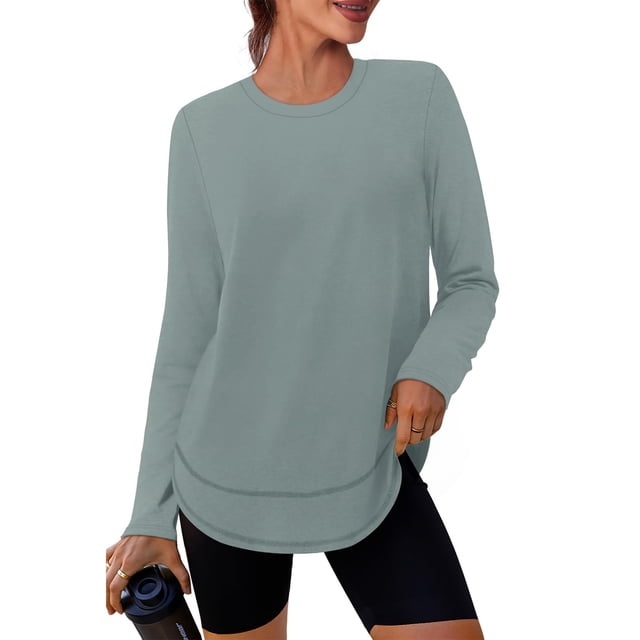 Camisa XIEERDUO Manga Larga Rash Guard Azul M