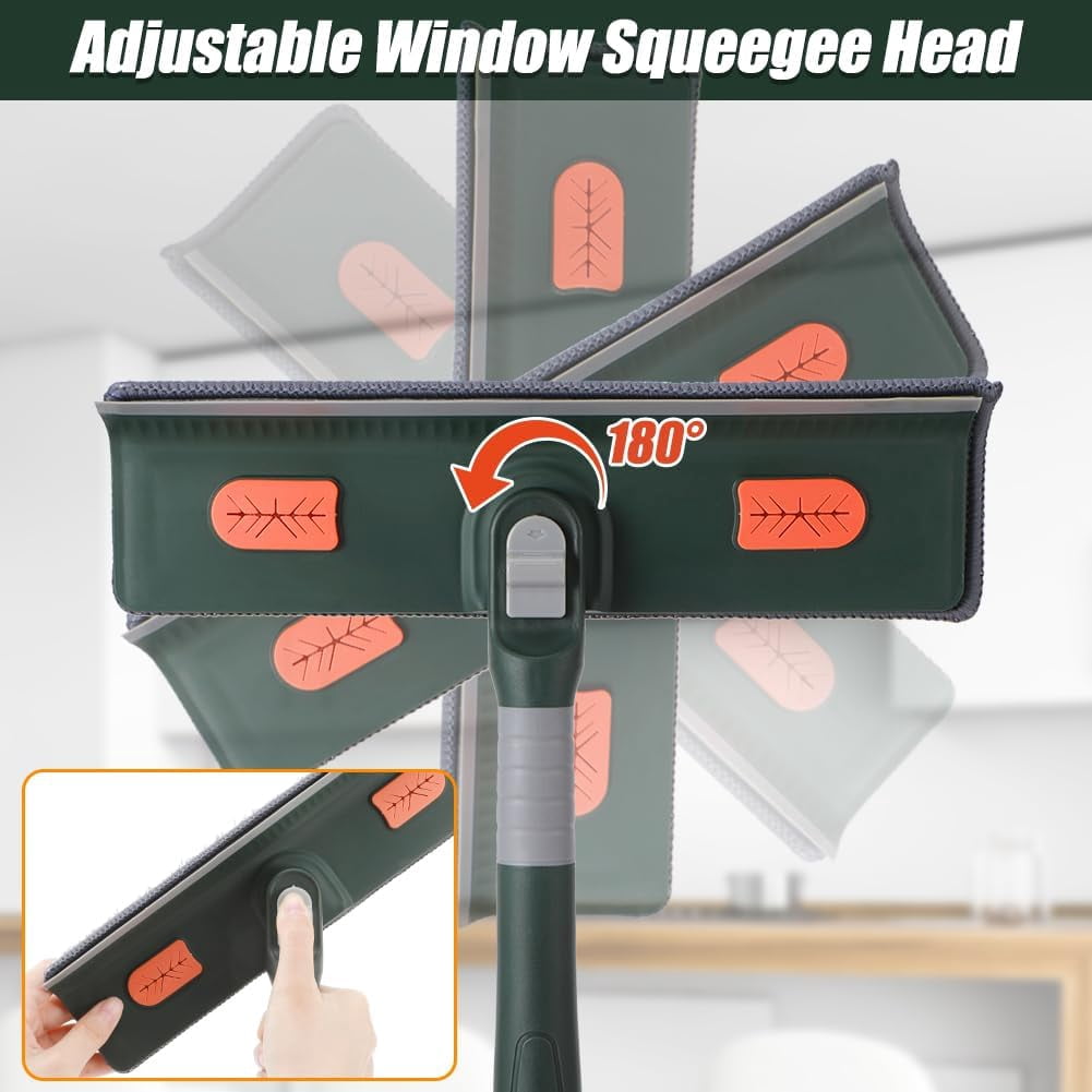 Mitclear Raclette De Fenêtre, Outil De Nettoyage De Fenêtre Avec Manche
