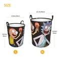 thumbnail image 5 of Rick And Morty Laundry Basket Circular Laundry Hamper Dirty Clothes Storage Bucket Toy Organizer With Handles For Bedroom Bathroom College Dorm Medium, 5 of 8
