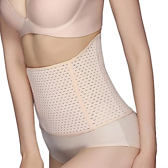 SHAR Postpartum Belt, Beige Color, Breathable Adjustable Belt for Women, Postpartum Support C-Section Recovery Belt, Abdominal Corset Slimming Shapewear