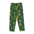 thumbnail image 4 of Xecao Cactus 1 Women's Straight Lounge Pajama Pants: The Epitome of Relaxed Sleepwear, 4 of 9