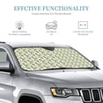 thumbnail image 3 of Fuzoiu Flower With Ladybug Print Car Windshield Sunshade,Foldable Reflective Sun Visor,Windshield Sun Shade,UV Rays Sun Visor Shade,Auto Front Sun Shield Shade-Small, 3 of 8