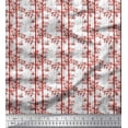 thumbnail image 1 of Soimoi Poly Georgette Fabric Bamboo Tree Printed Fabric 1 Yard 52 Inch Wide, 1 of 1