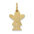 thumbnail image 2 of Auriga Fine Jewelry 14K Yellow Gold Charm Pendant for Women (L-18mm, W-9mm), 2 of 6