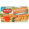 Del Monte Mandarin Oranges In Lite Orange Flavored Gel Plastic Fruit Cups, 4.4-Ounce Cups