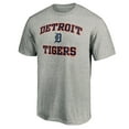 thumbnail image 2 of Men's Heather Gray Detroit Tigers Heart & Soul T-Shirt, 2 of 3