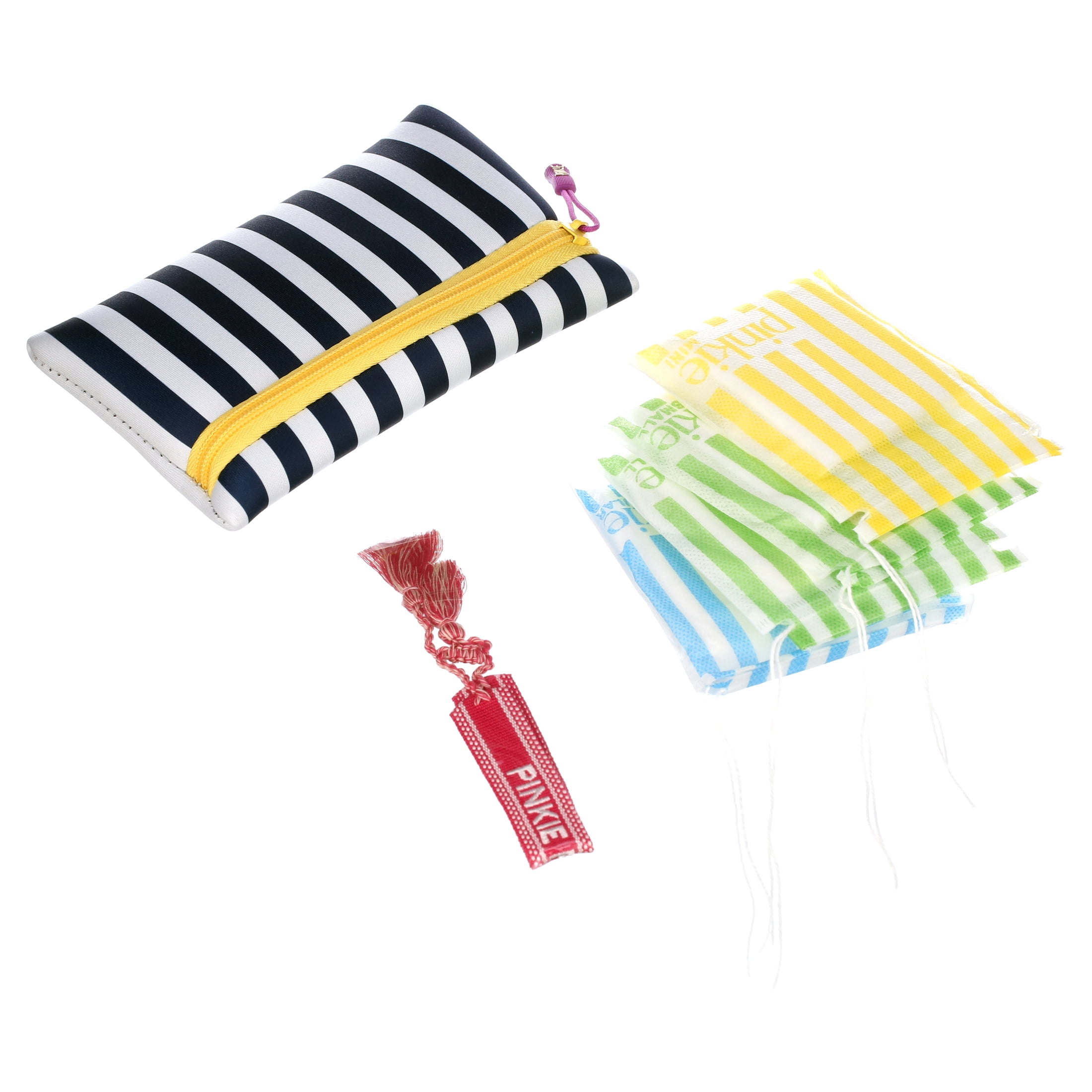 First Period Pinkie Prep Pouch with Organic Cotton Ultra-Thin Pads for Teens