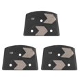 thumbnail image 1 of Almohadilla de pulido de piso de diamante, zapato de pulido de diamante de 3 piezas Zapato de pulido de diamante negro Zapato de pulido de hormigón Los mejores materiales NikouMX herramienta, 1 of 8