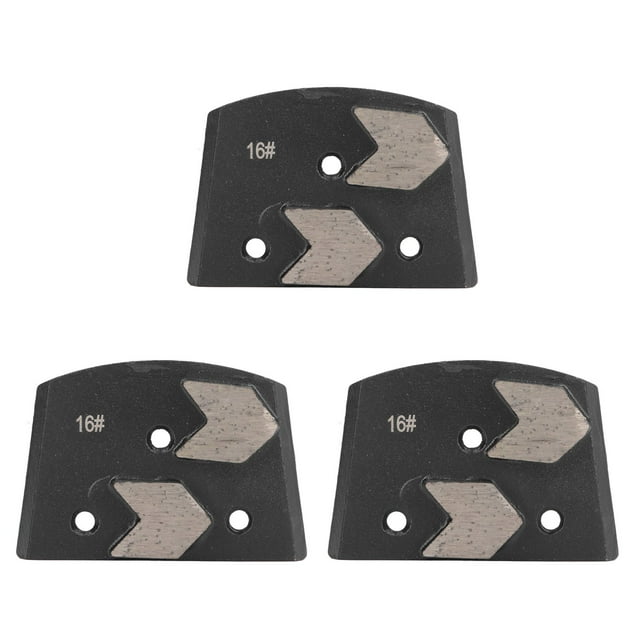 Almohadilla de pulido de piso de diamante, zapato de pulido de diamante de 3 piezas Zapato de pulido de diamante negro Zapato de pulido de hormigón Los mejores materiales NikouMX herramienta