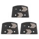 thumbnail image 1 of Almohadilla de pulido de piso de diamante, zapato de pulido de diamante de 3 piezas Zapato de pulido de diamante negro Zapato de pulido de hormigón Los mejores materiales NikouMX herramienta, 1 of 8