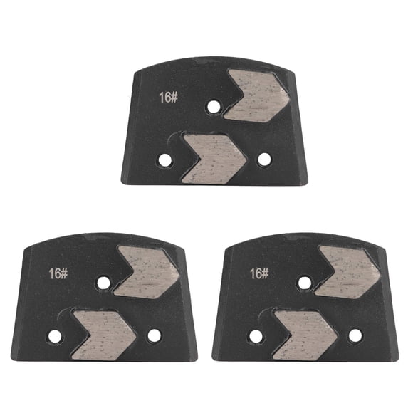 Almohadilla de pulido de piso de diamante, zapato de pulido de diamante de 3 piezas Zapato de pulido de diamante negro Zapato de pulido de hormigón Los mejores materiales NikouMX herramienta