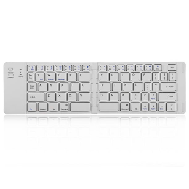 Teclado, teclado magnético inalámbrico plegable magnético portátil teclado plegable meticulosamente diseñado
