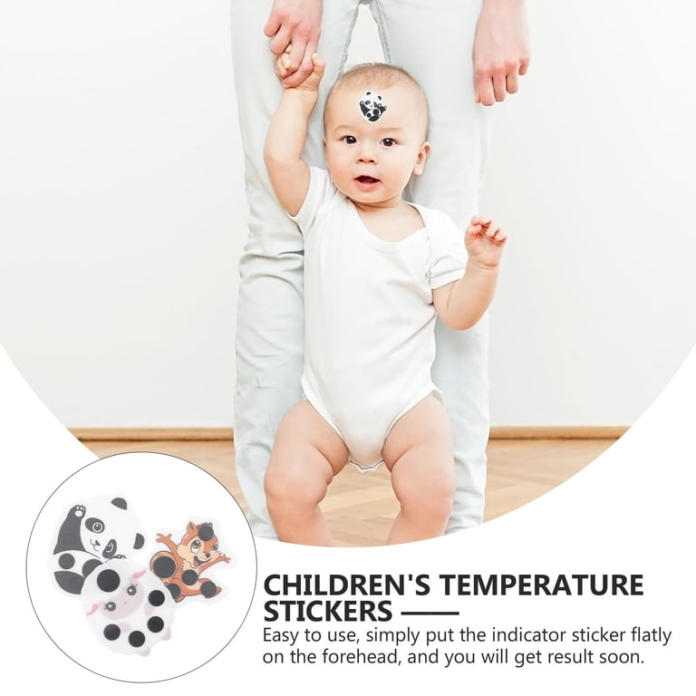 Cartoon Temperature Indicator NOLOWY Stick-On Fever Indicator Cute ...