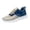 Blue, variant on Shoes For Men Running Sneakers Two Tone Gradient Flyknit Lace Up Tennis Sneakers Serrated Flexible Cushion Midsole Breathable Shoes Non Slip Walking Gym Driving Casual Sports Footwear