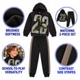 thumbnail image 5 of Quad Seven Boys Jogger Set 2 Piece Pullover Fleece Hoodie and Joggers Sweatpants for Boys, 5 of 7