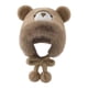 thumbnail image 4 of Gorro térmico con orejas de oso de peluche para adultos, ideal para escalada y esquí. Caqui, 4 of 8