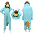 thumbnail image 2 of Pijama de una pieza con dibujos de animales de elfo de vellón polar, pijama de tiburón para hombre y mujer, ropa de invierno para el hogar, 2 of 2