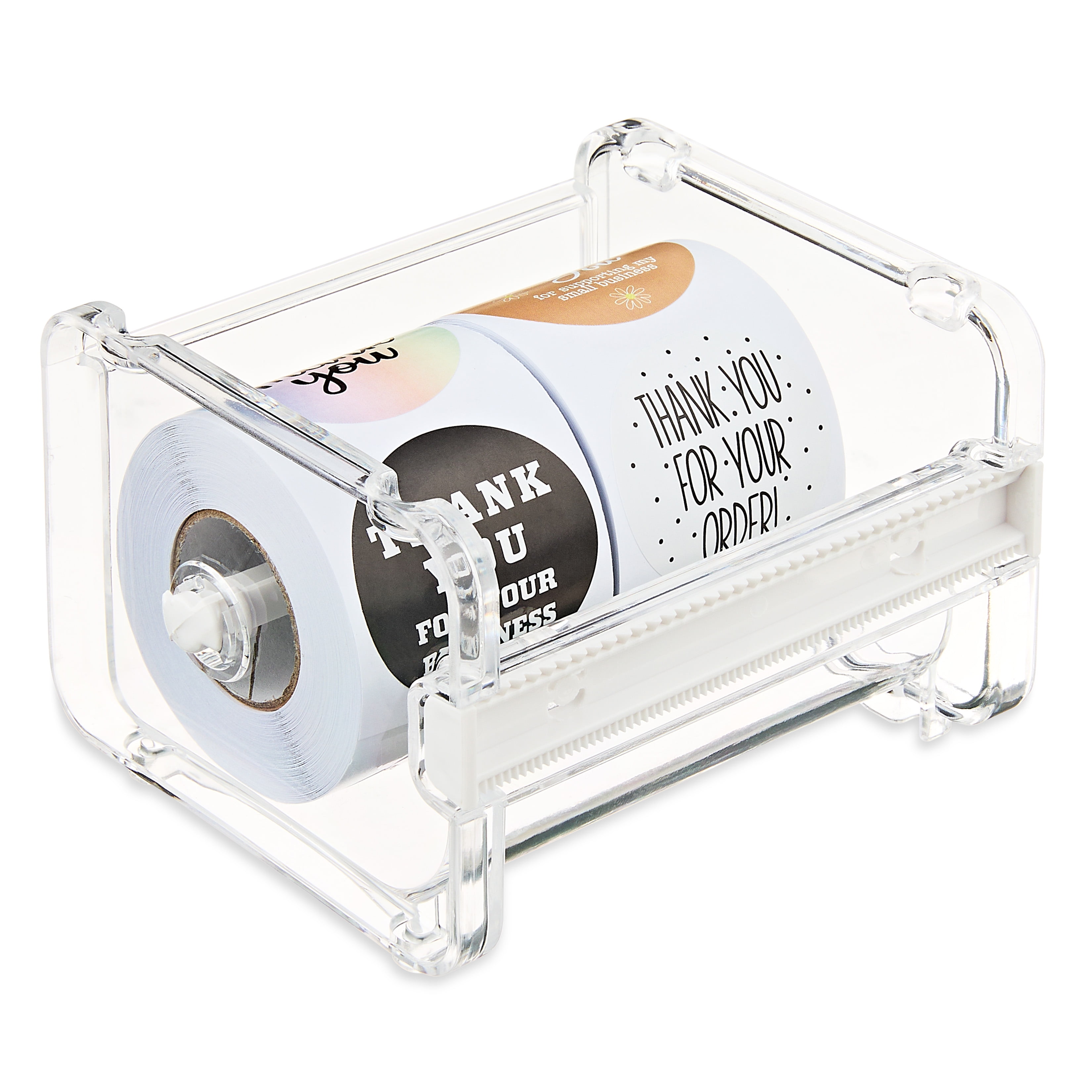 Pen+Gear Thank You Stickers and Dispenser, 500 Stickers, 4 Different Designs