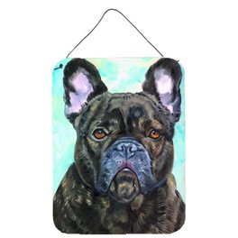 Carolines Treasures BB1165DS1216 Checkerboard Blue French Bulldog