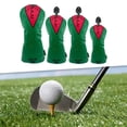 thumbnail image 4 of 4 fundas para cabezas de palos de golf, fundas protectoras para cabezas de driver Verde, 4 of 9